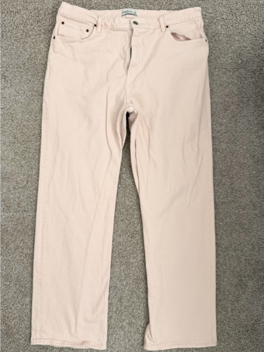 Women’s A&F Light Pink 90s Relaxed High Rise Jeans